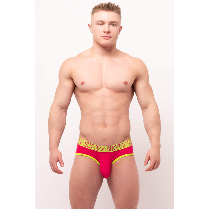Sukrew Raspberry & Lime Cotton Apex Brief