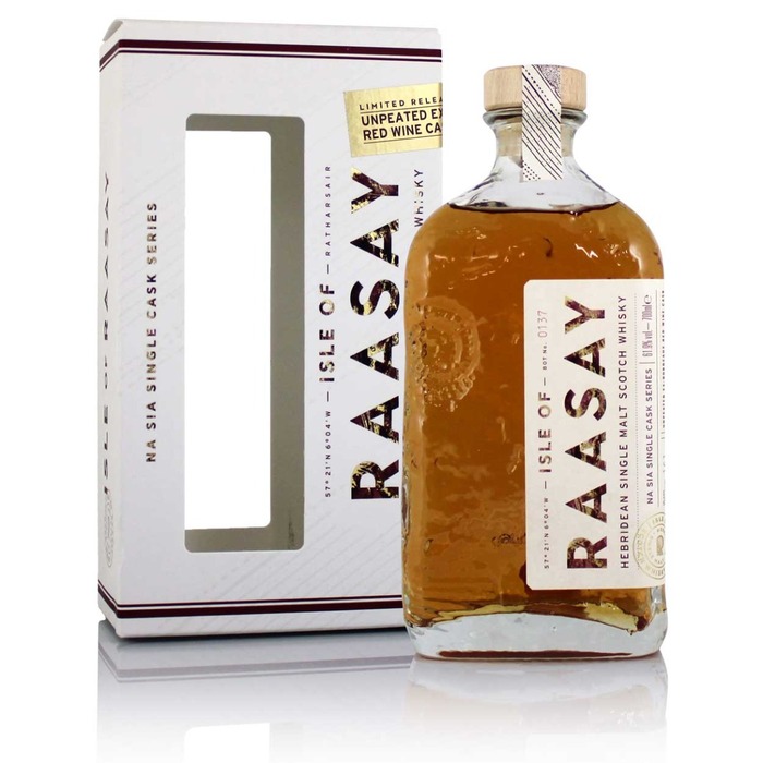 Isle of Raasay Unpeated Ex-Bordeaux Red Wine Na Sia Single Cask Series