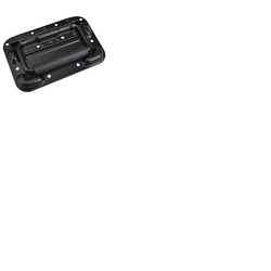 Sprung Cabinet Handle Surface Mounting Metal With Black Finish