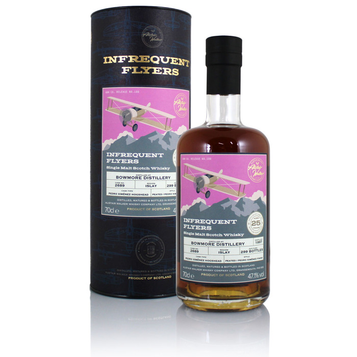 Bowmore 1997 25 Year Old Infrequent Flyers Cask #2689