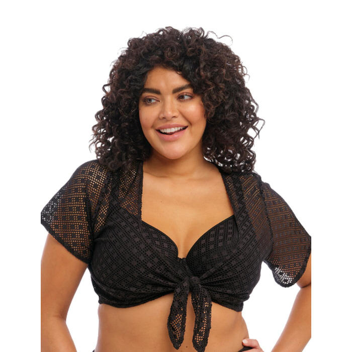 Elomi Bazaruto Beach Cover Up - Black - XL - 16
