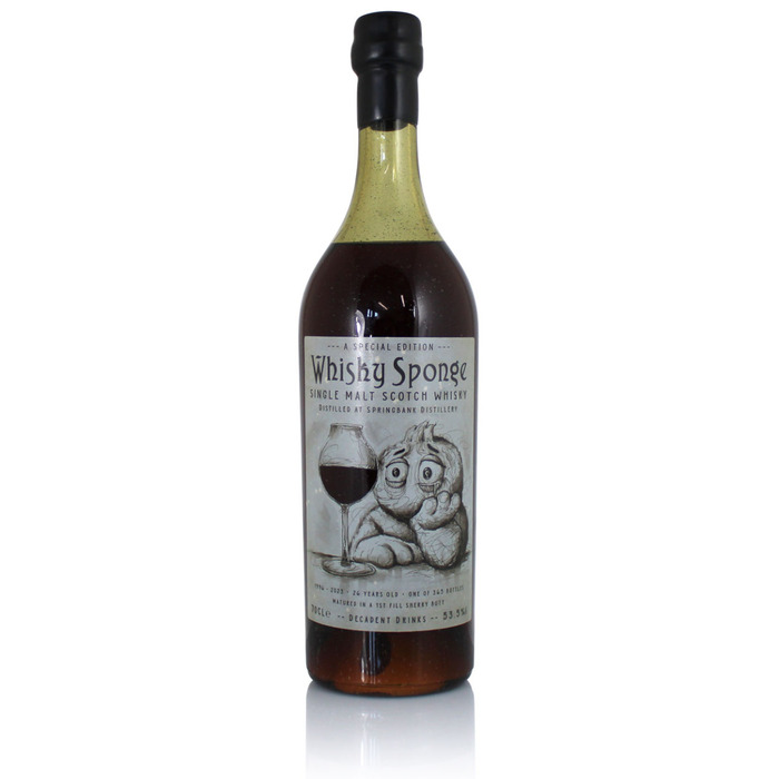 Springbank 1996 26 Year Old Whisky Sponge Special Edition