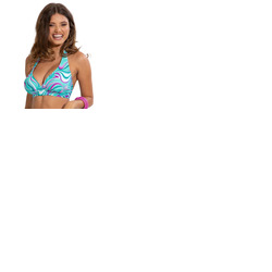 Pour Moi Carnival Halter Bikini Top