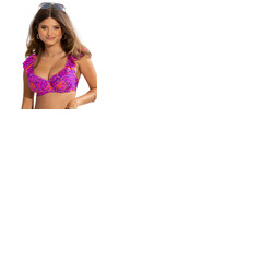 Pour Moi Bermuda Frill Bikini Top