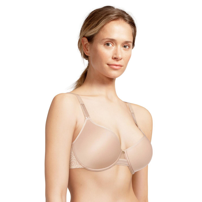 Chantelle Jolie Memory Foam T Shirt Bra - Dusky Pink - 36F
