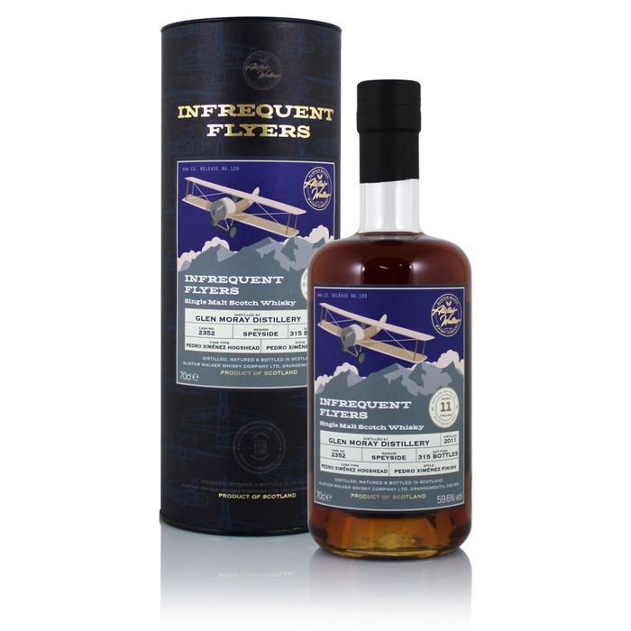 Glen Moray 2011 11 Year Old Infrequent Flyers Cask #2352