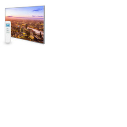 995x1195 London Skyline Picture Nexus Wi-Fi Infrared Heating Panel 1200W - Electric Wall Panel Heater
