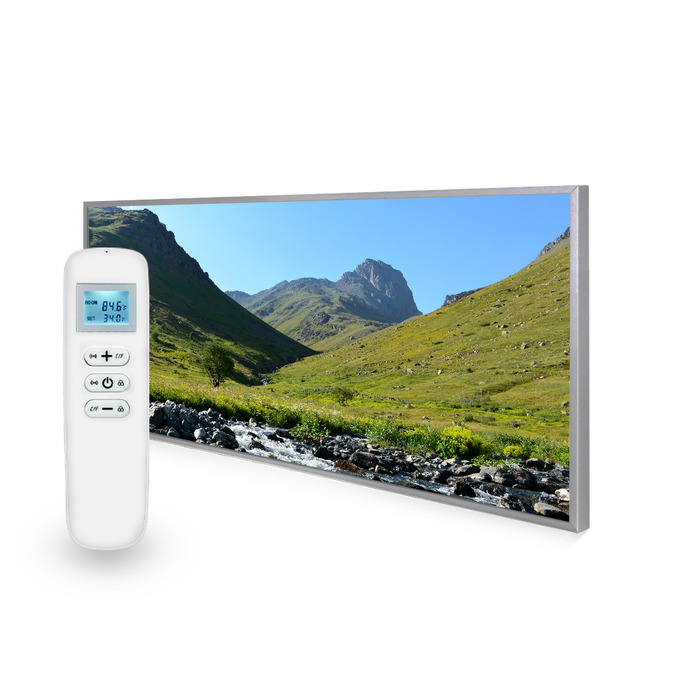 595x1195 Glacial Brook Image Nexus Wi-Fi Infrared Heating Panel 700W - Electric Wall Panel Heater