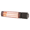 2kW EQ Heat Electric Bar Patio Heater Black With Remote Control