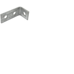 Unistrut 90 Degree Angle Bracket - 3 Hole 1/2