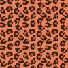 Into The Wild Leopard Print Wallpaper Orange Galerie 18538
