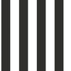 Just Kitchens Awning Stripe Wallpaper Black Galerie G67521
