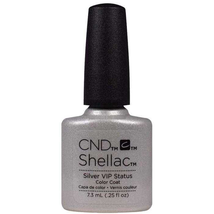 CND Shellac Gel Polish Silver VIP Status - 7. 3ml