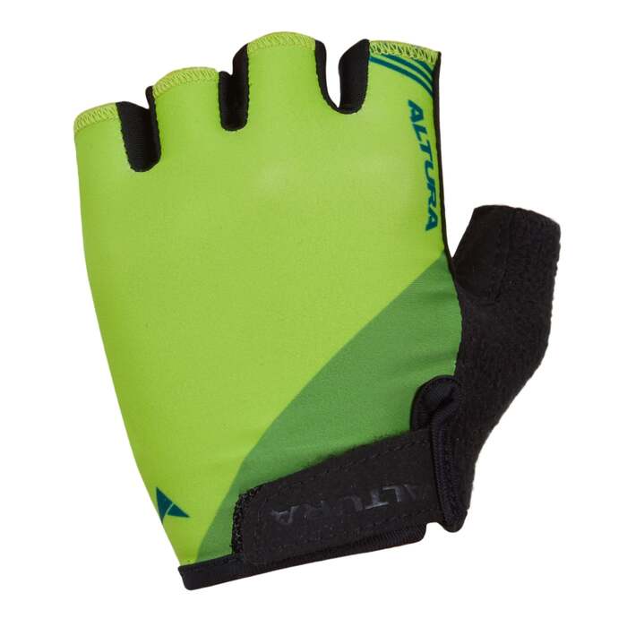 Kids Airstream Cycling Mitts Lime | 7-9 Years | Altura