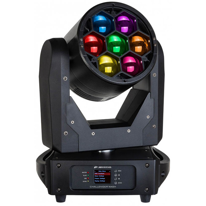 Challenger Wash Moving Head with 7 x 40W RGBW LEDs