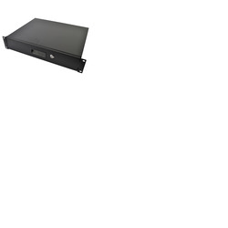 Rack Drawer 2U 19 Inch with Lock - Fits Standard 19" Rack Cases