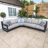 Bracken Outdoors Panama Anthracite Aluminium Rectangular Corner Sofa Garden Furniture Set