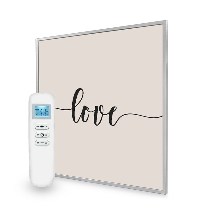595x595 Love Quote Nexus Wi-Fi Infrared Heating Panel 350W - Electric Wall Panel Heater