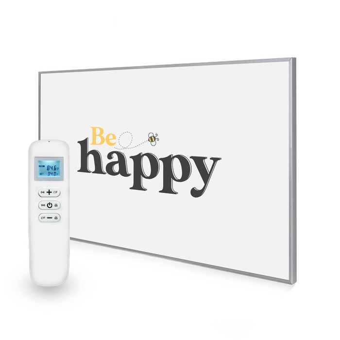 795x1195 Be Happy Quote Nexus Wi-Fi Infrared Heating Panel 900W - Electric Wall Panel Heater