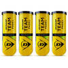 Dunlop Team Pressurised Padel Balls - 1 Dozen