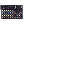 10 Channel Audio Mixer Compact Design with DSP USB and Bluetooth