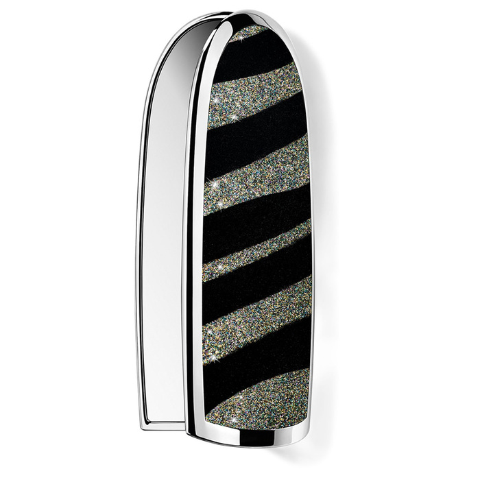 Guerlain Rouge G Lipstick Custom Refill Case Glittery Tiger