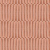 Lars Retro Wave Vinyl Wallpaper Coral Fine Decor FD26503
