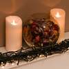 Warm White Battery Multi-Function Christmas String Lights with Green Cable 50,100,200,400 LEDs, 50 LEDs