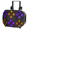 Double Decker LED Effect Light 24 x 10W RGBWAUV LEDs IR Remote or DMX Control