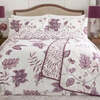 Polycotton Floral Breeze Plum