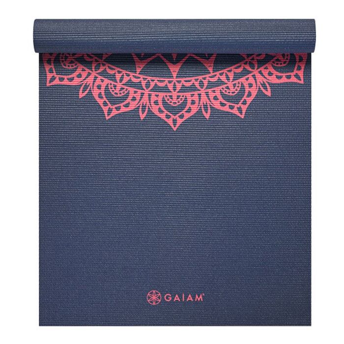 Gaiam Pink Marrakesh 4 MM Yoga Mat - Pink