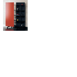 A08 Mobile Shelving Unit with Glass Writing Board