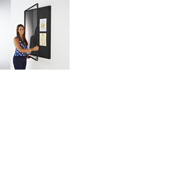 Coloured Frame Tamperproof Noticeboard