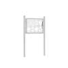 Premium Post Mounted Outdoor Noticeboard