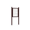 Premium Post Mounted Outdoor Noticeboard