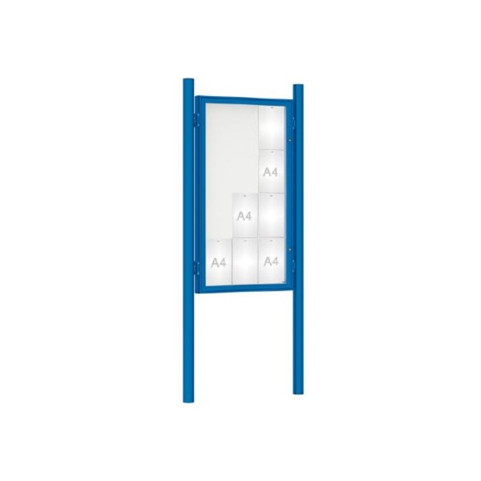 Premium Post Mounted Outdoor Noticeboard
