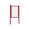 Premium Post Mounted Outdoor Noticeboard