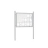 Premium Post Mounted Outdoor Noticeboard