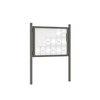 Premium Post Mounted Outdoor Noticeboard