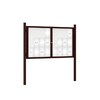 Premium Post Mounted Outdoor Noticeboard