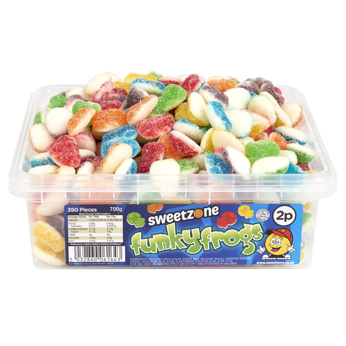 Sweetzone Tub Funky Frogs 700g