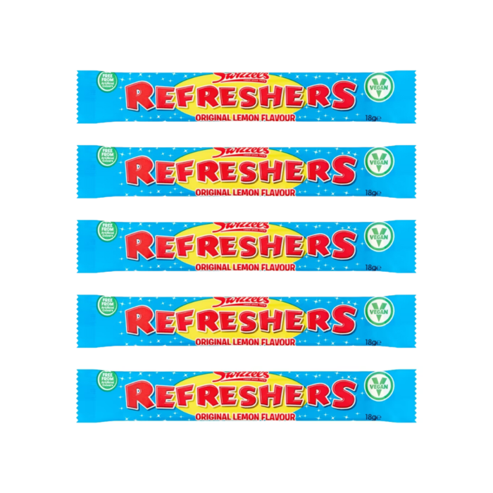 Swizzels Refreshers Original Lemon Flavour Chew Bar 18g x 5 Pack