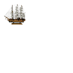 Confection Model Sea Ship 2c Display Stand Assembled 49cm Handmade
