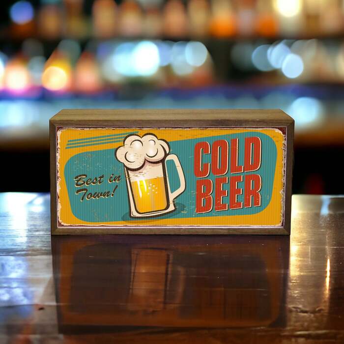 Light Box Home Cold Beer Best In Town
