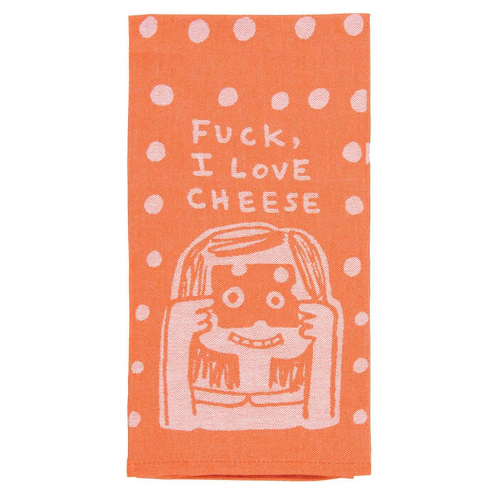 Fuck, I Love Cheese Tea Towel