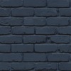 Painted Brick Wallpaper Navy Blue Fine Decor FD43602