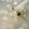 Valentino Pine Textured Vinyl Wallpaper Sage Green Belgravia 1936