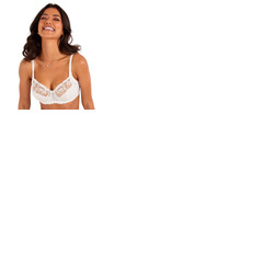 Pour Moi Sofia Lace Embroidered Side Support Bra
