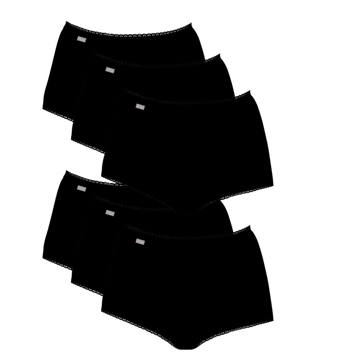 Playtex Pure Cotton Maxi Stretch Brief 6 Pack