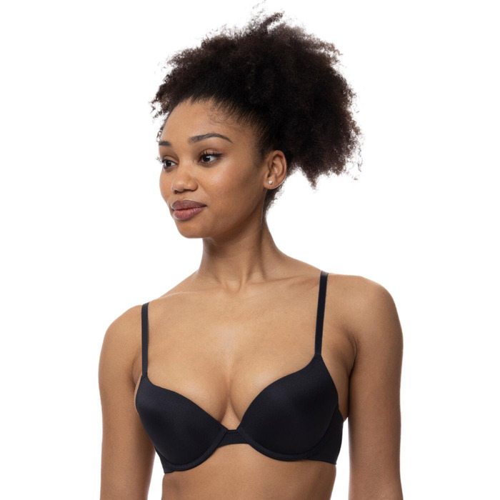 Dorina Michelle/Eco Push Up Demi Cup Bra - Black - 32B